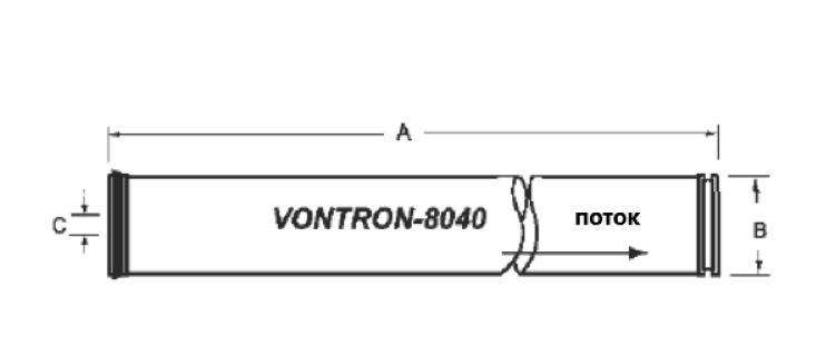 Мембранный элемент Vontron-8040