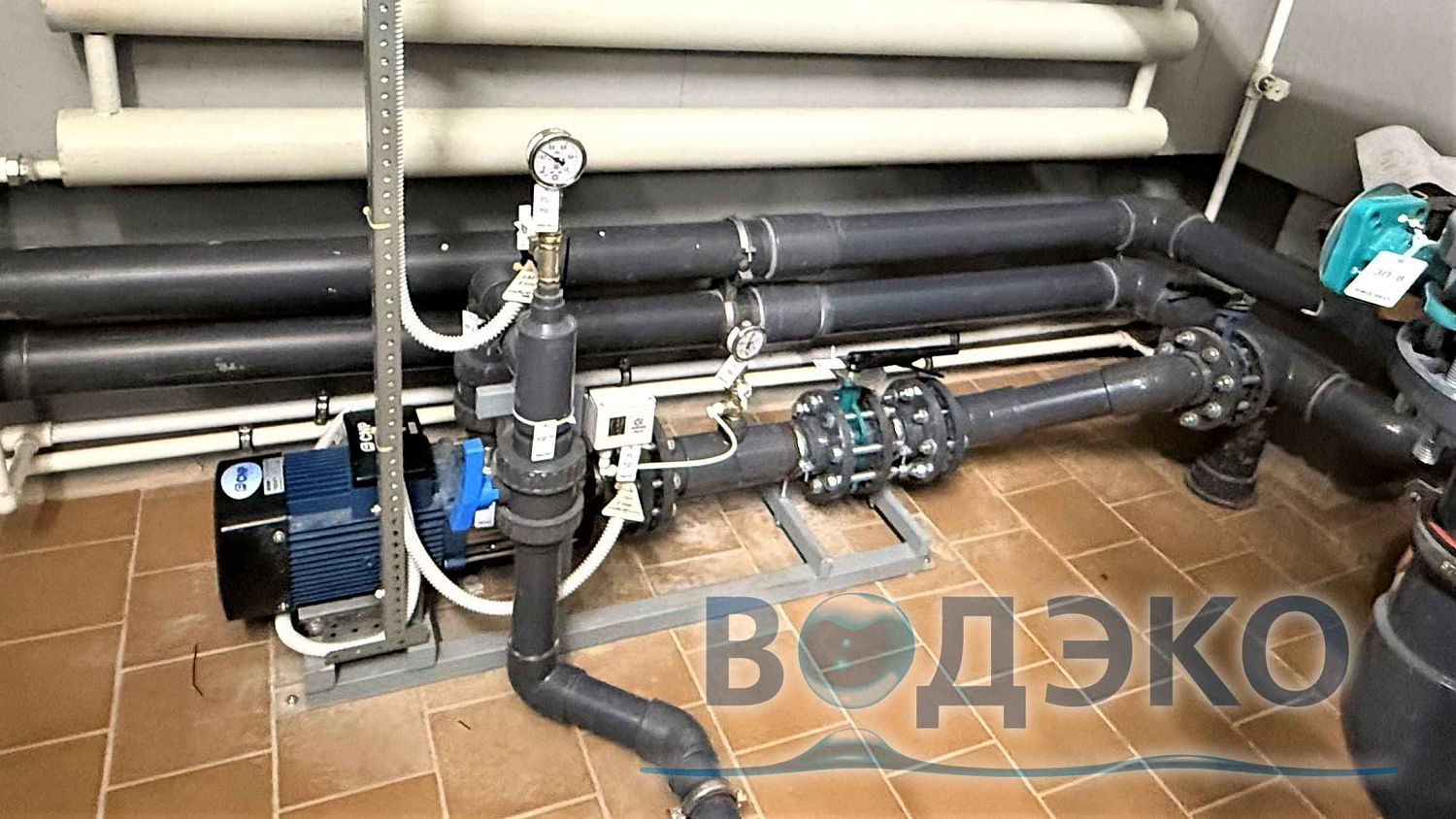 Станция водоподготовки на молочном заводе