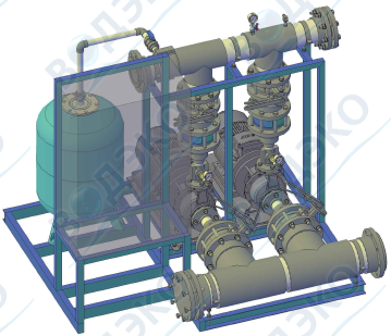 Насосная станция 120м3/ч АКВАФЛОУ РМ 2/P-100/40F
