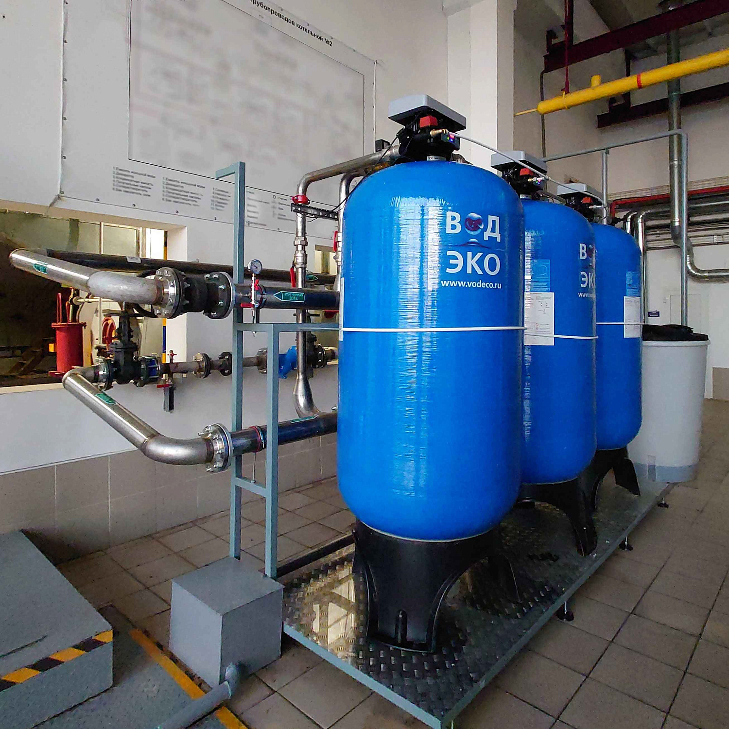 Монтаж оборудования водоподготовки на заводе PepsiCo в г. Лебедянь