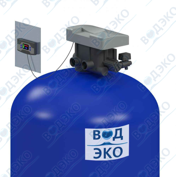 Автоматическая установка умягчения АКВАФЛОУ SR 500/2-88 SM (с боковым расположением клапана)