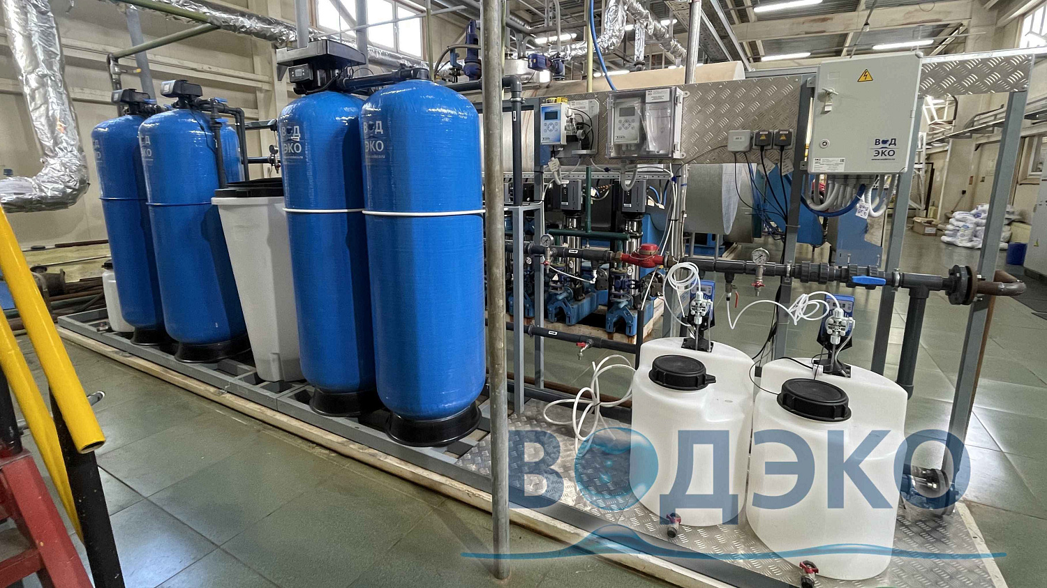 Станция водоподготовки для газовой котельной на Обогатительной фабрике № 3 в Якутии