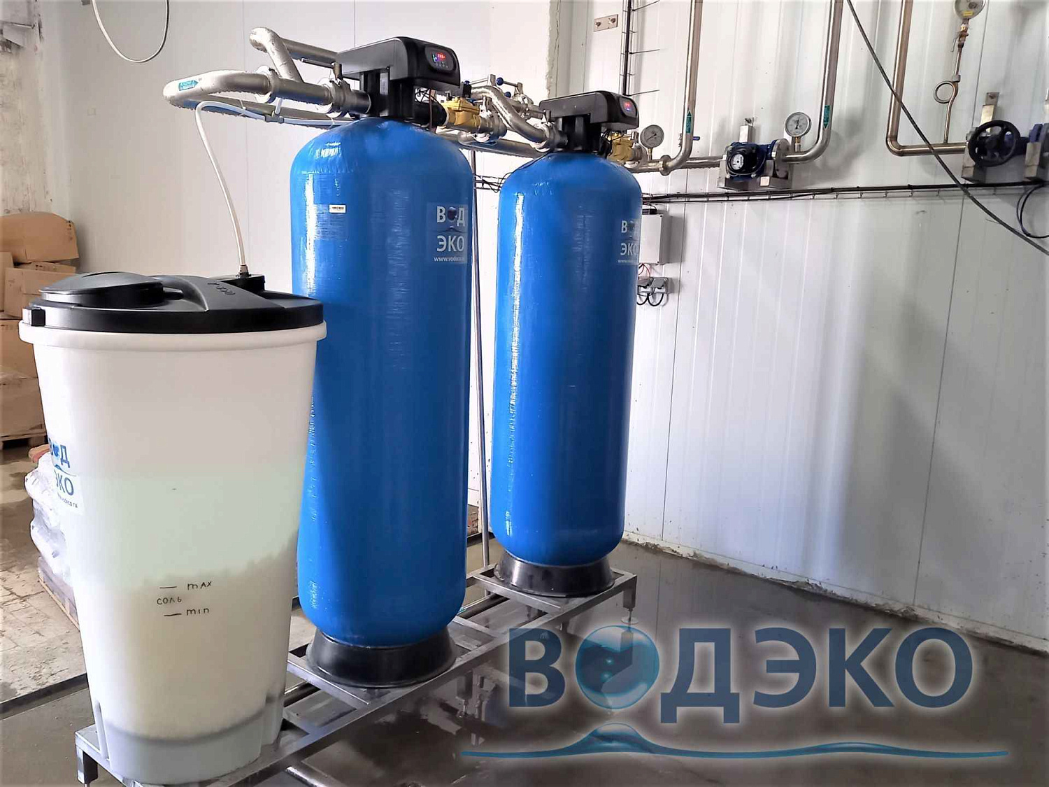 Водоподготовка для котельной на Маслосыркомбинате